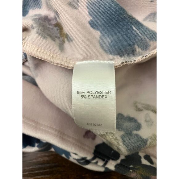 J. Jill PureJill soft velour floral tunic top with pockets - Picture 5 of 10